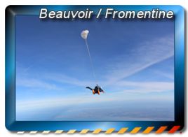 zones de sauts en parachute à Beauvoir Fromentine Bord de Mer