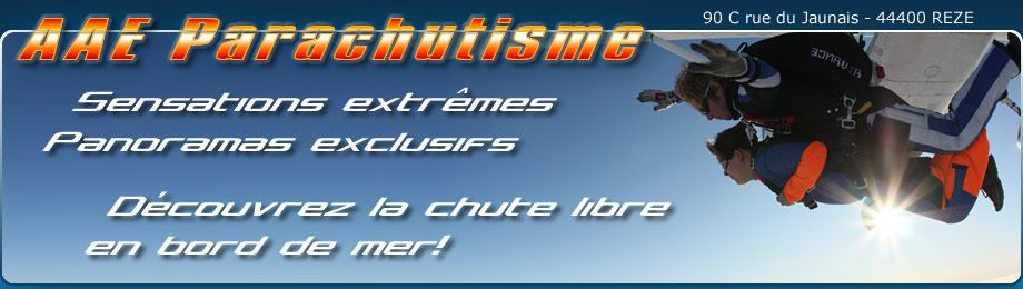TEST Parachutisme & chute libre proche de Nantes